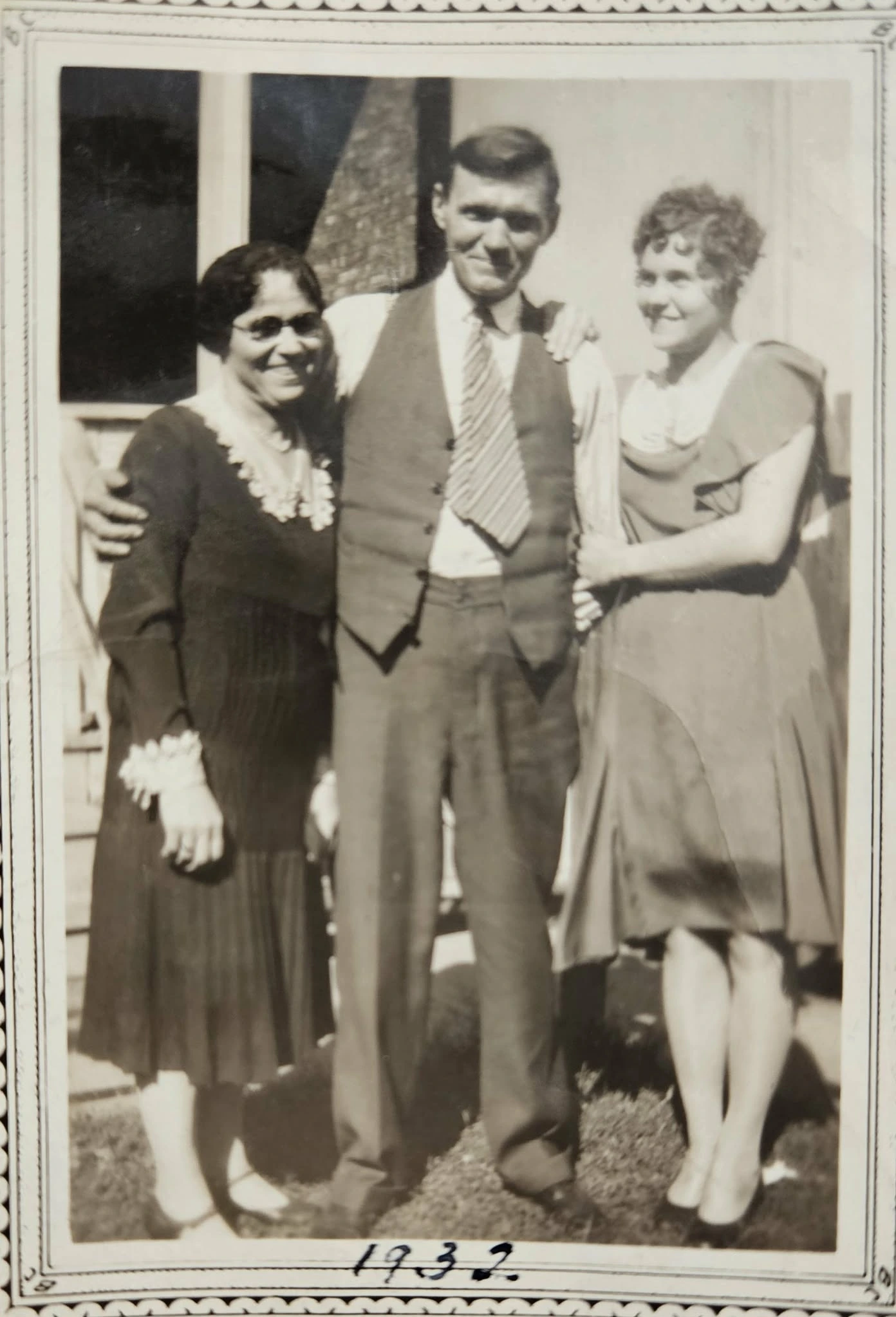 Vintage family photograph from the 1930s