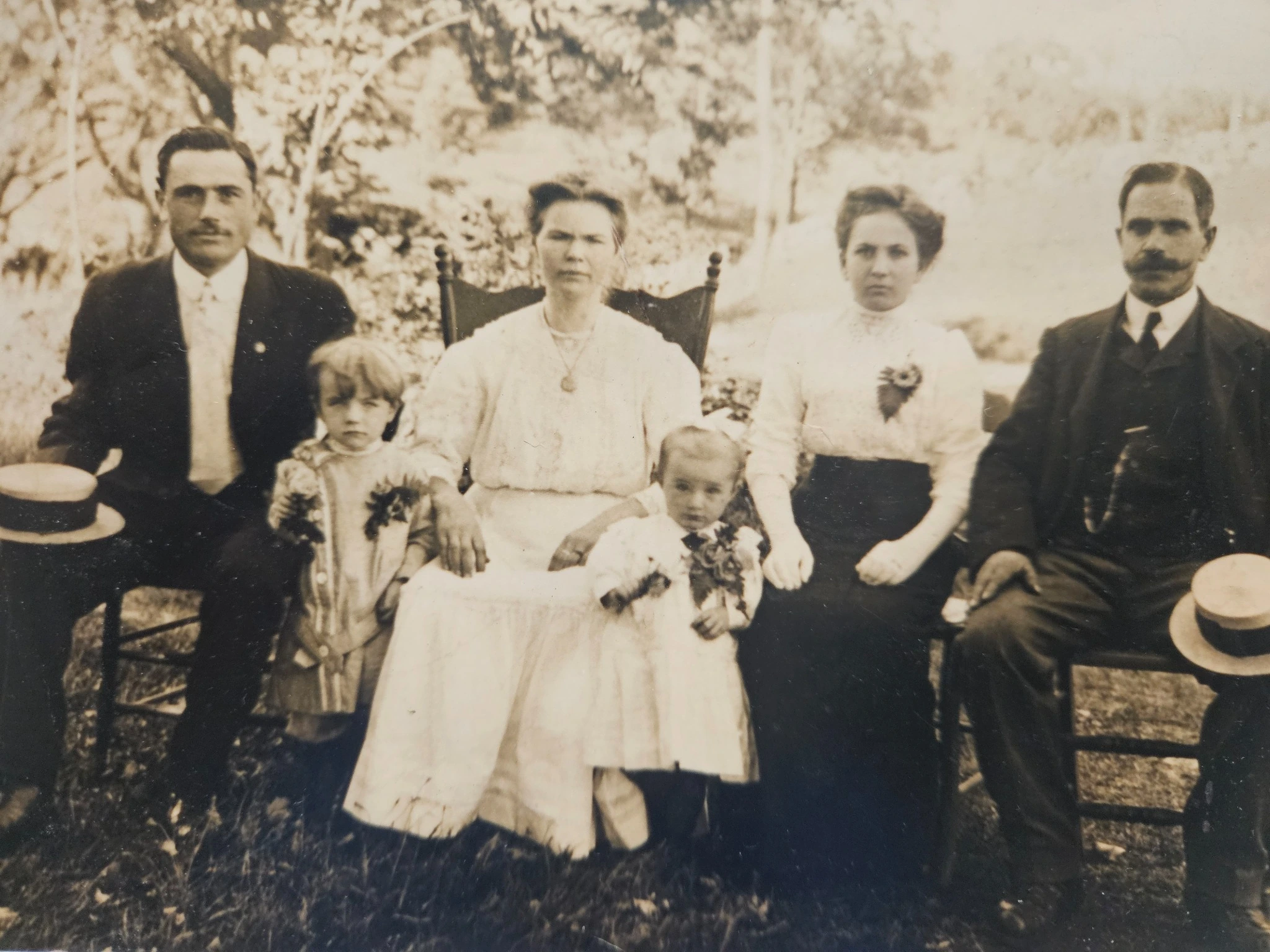 Vintage KQuinn family group photograph